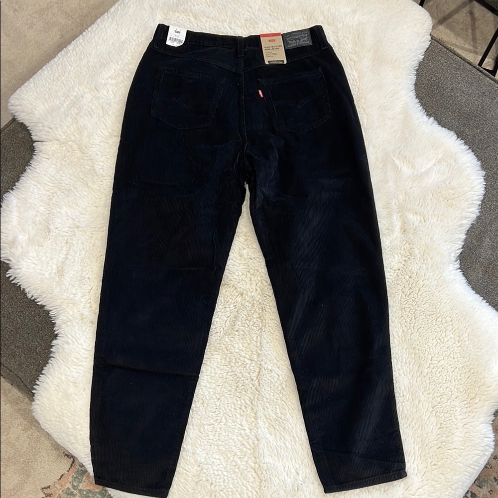 Levi's Black Corduroy women’s mom jeans Pants